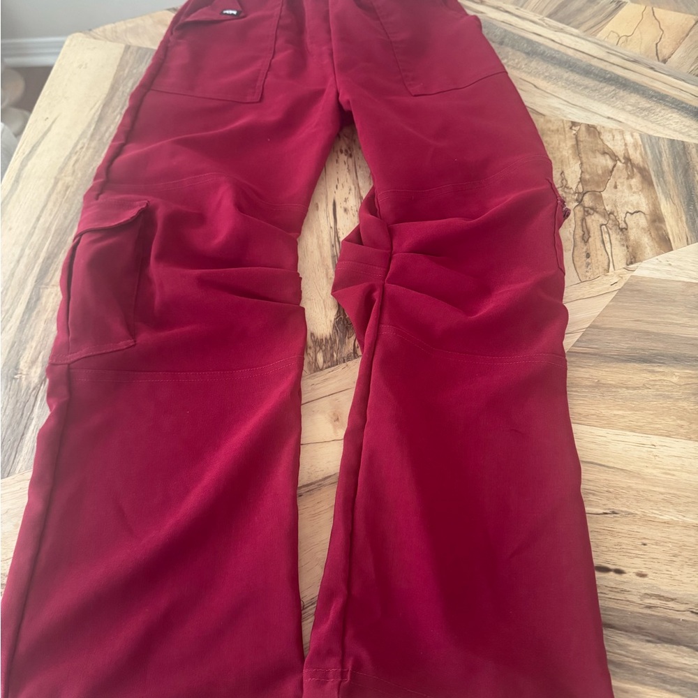 Tiger Friday Red Cargo Pants